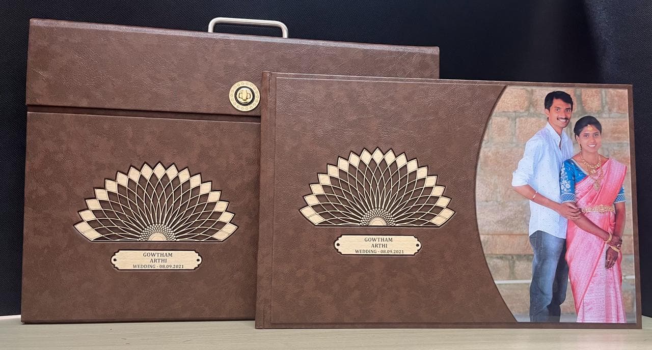 Luxury wedding album photography in Madurai - Photo 4