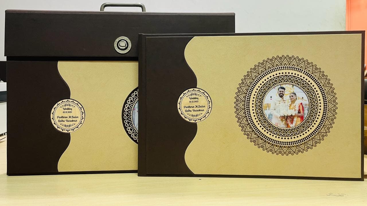 Luxury wedding album photography in Madurai - Photo 5